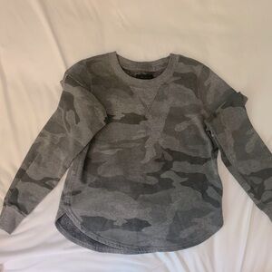 Abercrombie camo crew neck sweatshirt